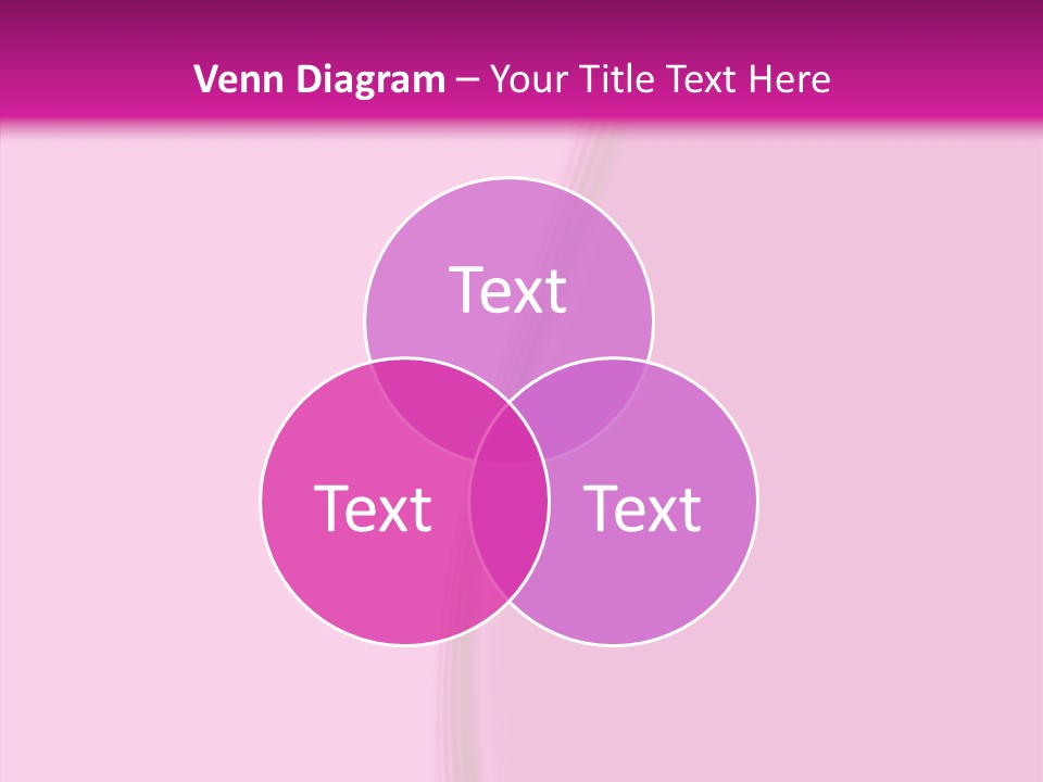 Satin Pink Crease PowerPoint Template