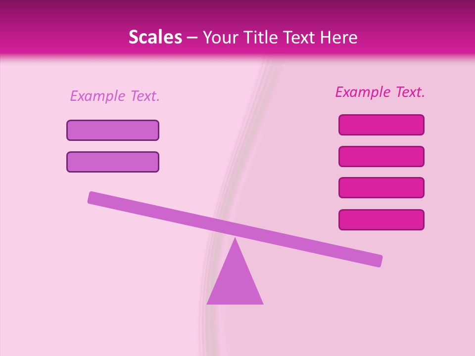 Satin Pink Crease PowerPoint Template