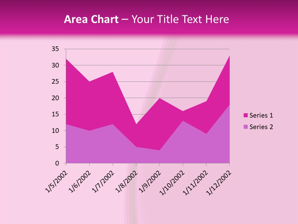 Satin Pink Crease PowerPoint Template