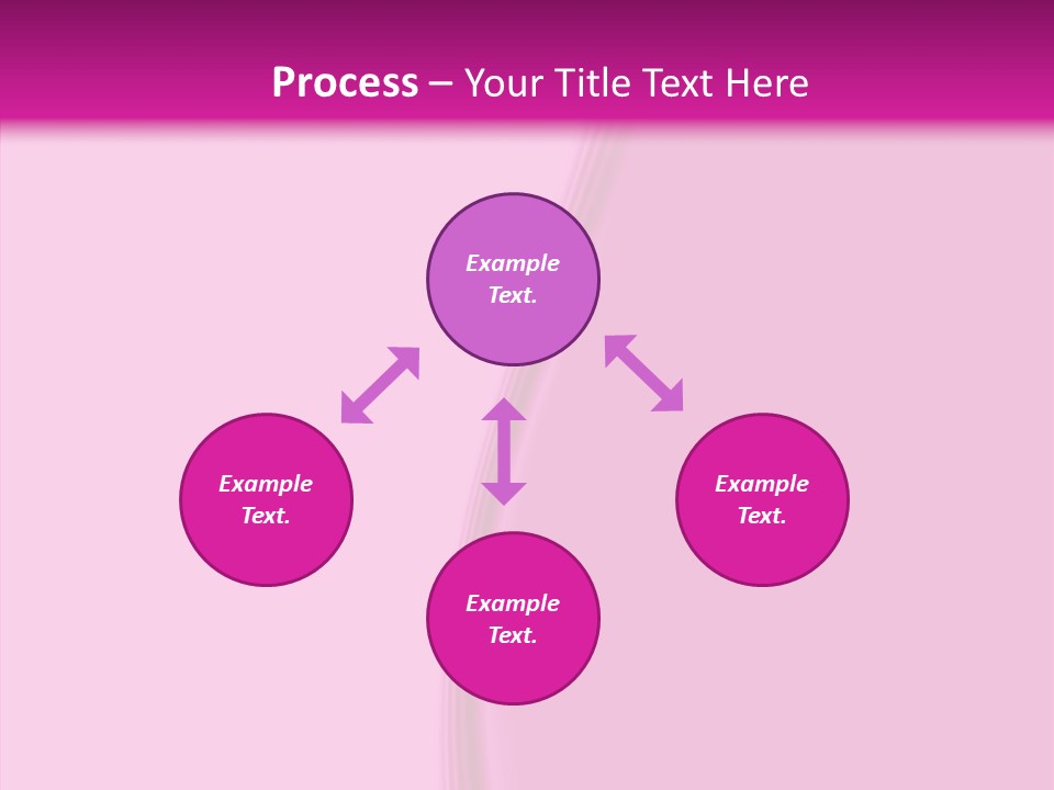 Satin Pink Crease PowerPoint Template