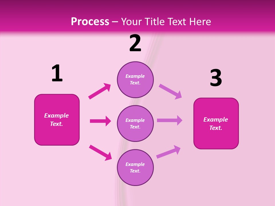 Satin Pink Crease PowerPoint Template