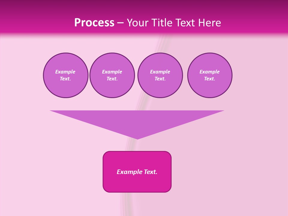 Satin Pink Crease PowerPoint Template
