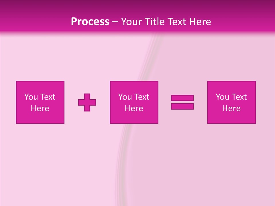Satin Pink Crease PowerPoint Template