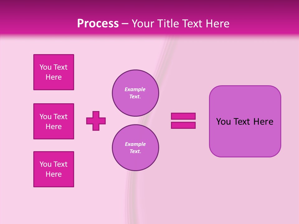 Satin Pink Crease PowerPoint Template