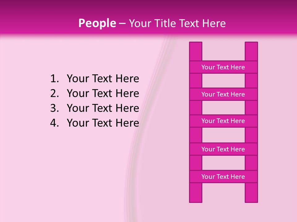 Satin Pink Crease PowerPoint Template