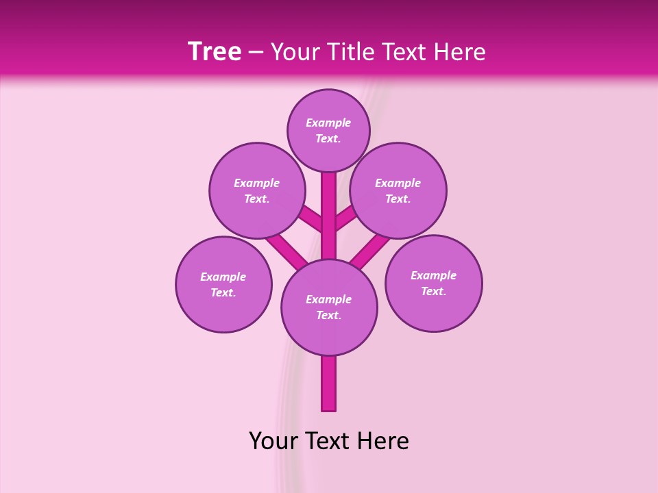 Satin Pink Crease PowerPoint Template