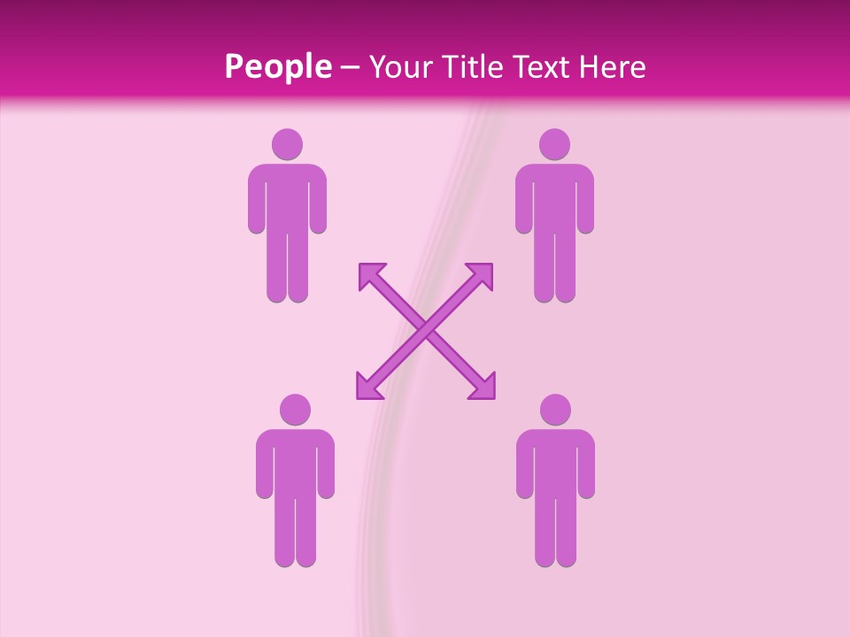 Satin Pink Crease PowerPoint Template