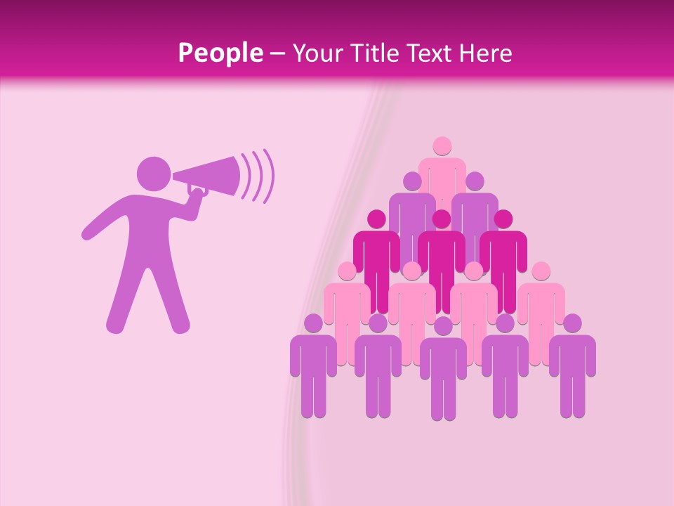 Satin Pink Crease PowerPoint Template
