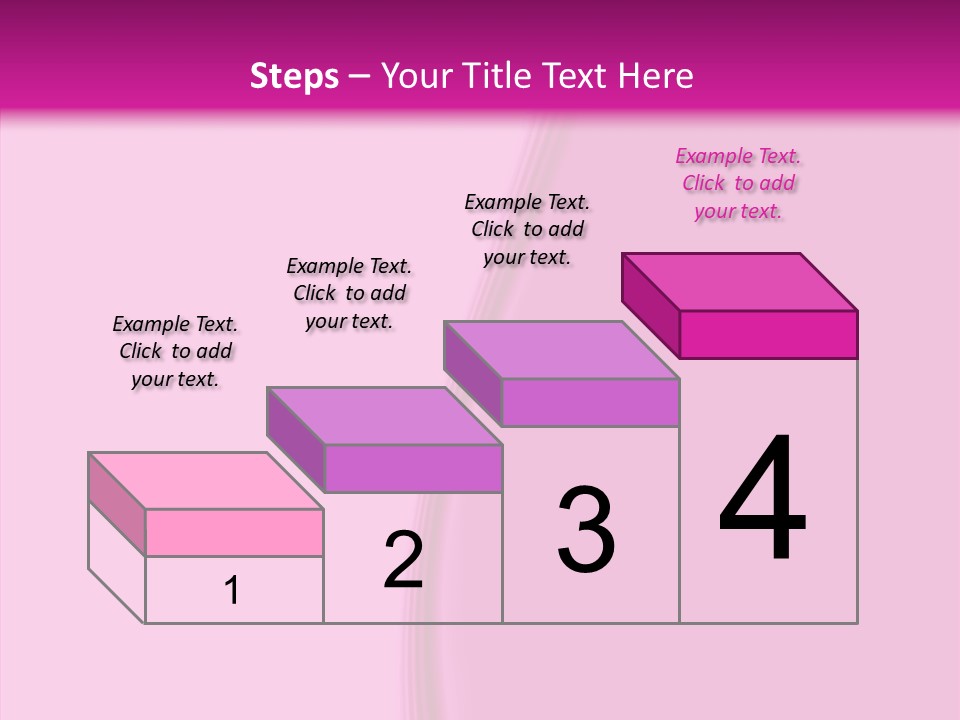 Satin Pink Crease PowerPoint Template
