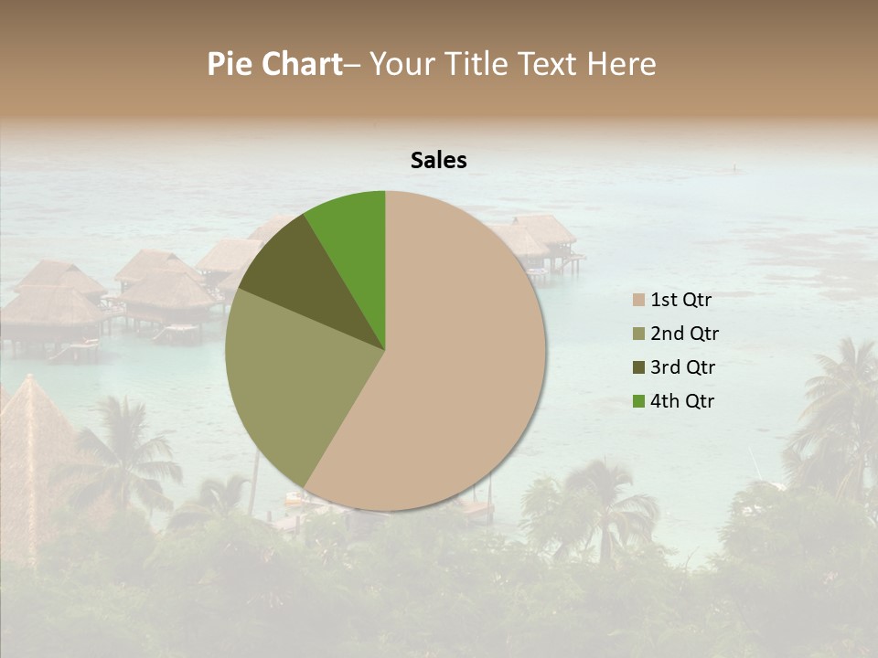 French Polynesia Lagoon PowerPoint Template