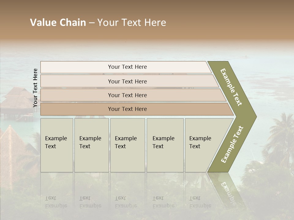 French Polynesia Lagoon PowerPoint Template