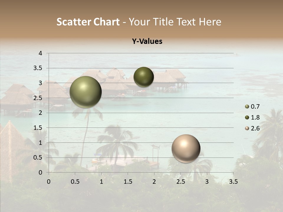 French Polynesia Lagoon PowerPoint Template