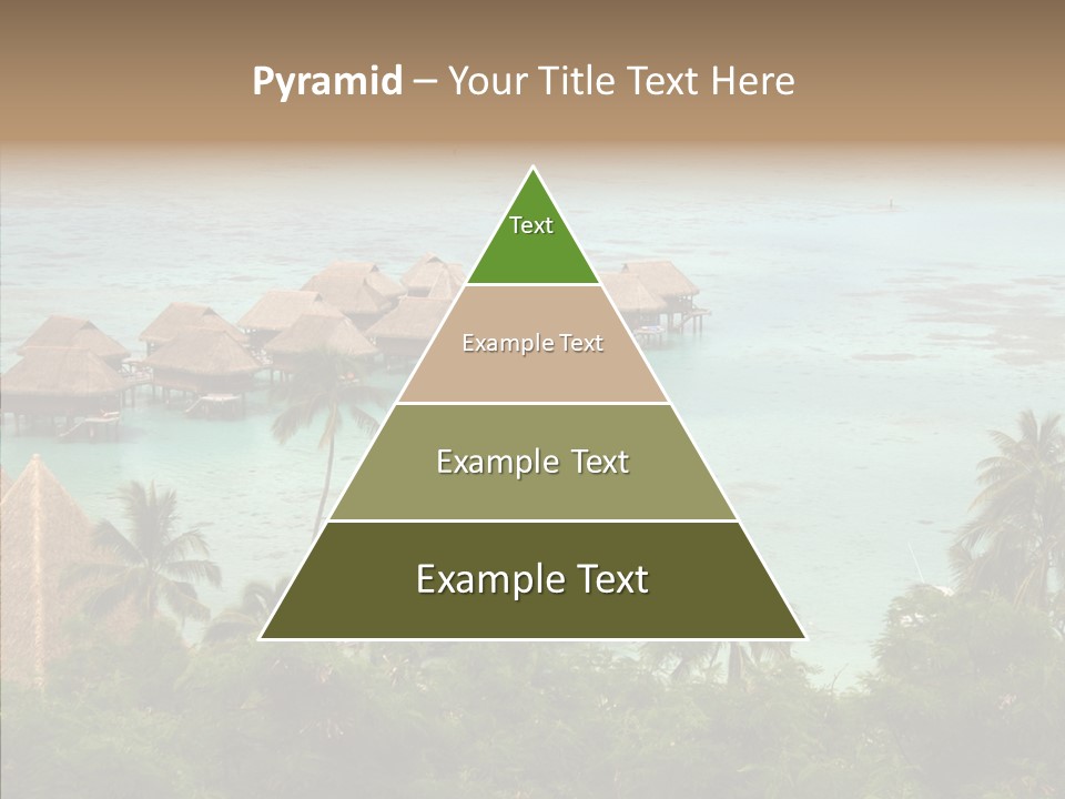 French Polynesia Lagoon PowerPoint Template