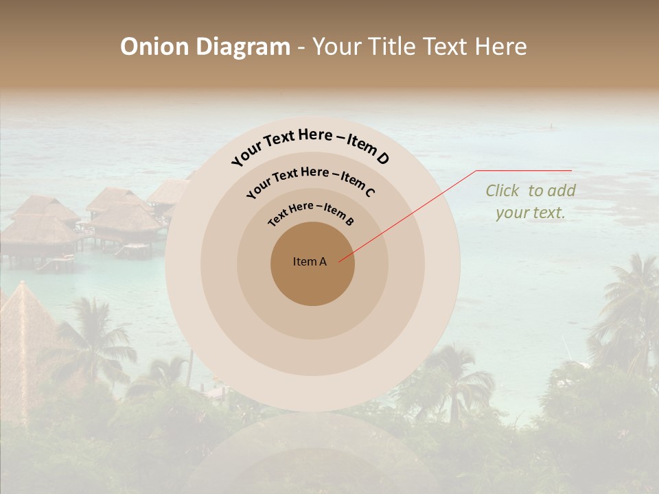 French Polynesia Lagoon PowerPoint Template