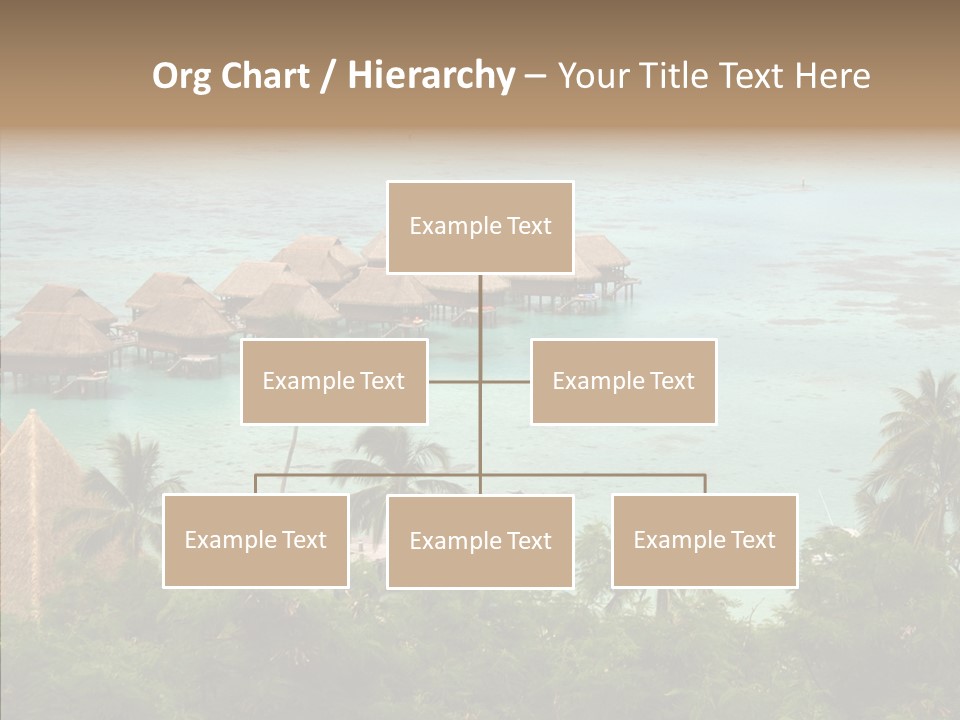 French Polynesia Lagoon PowerPoint Template