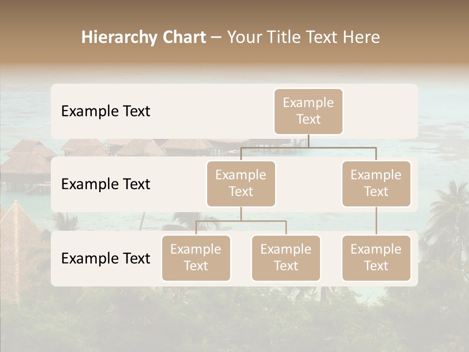 French Polynesia Lagoon PowerPoint Template