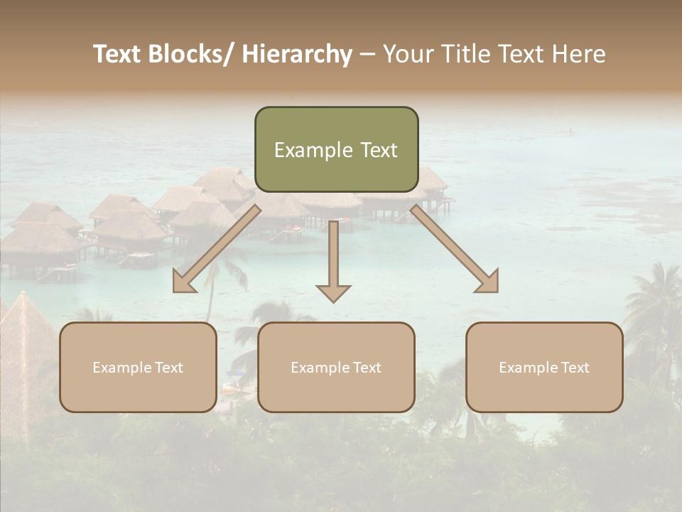 French Polynesia Lagoon PowerPoint Template