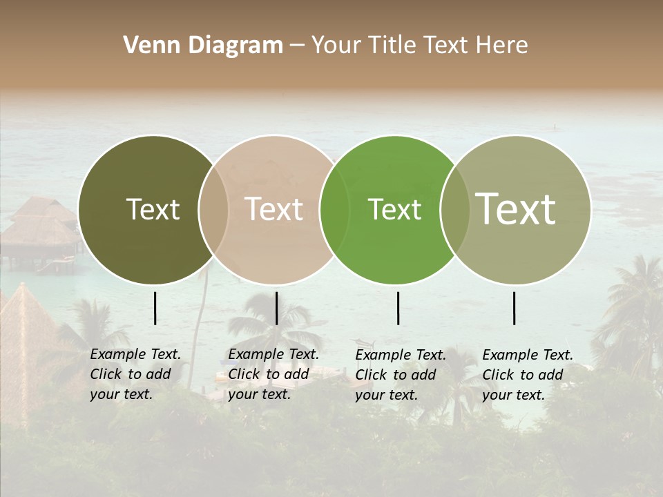 French Polynesia Lagoon PowerPoint Template