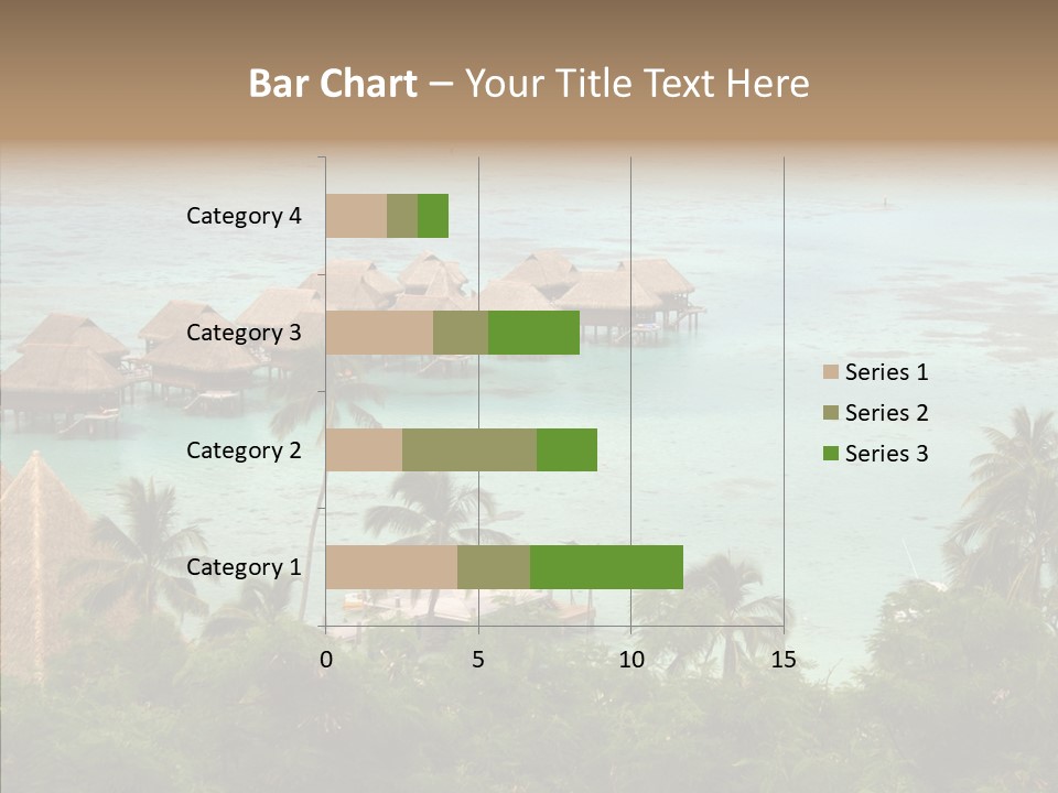 French Polynesia Lagoon PowerPoint Template