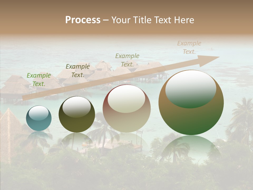 French Polynesia Lagoon PowerPoint Template