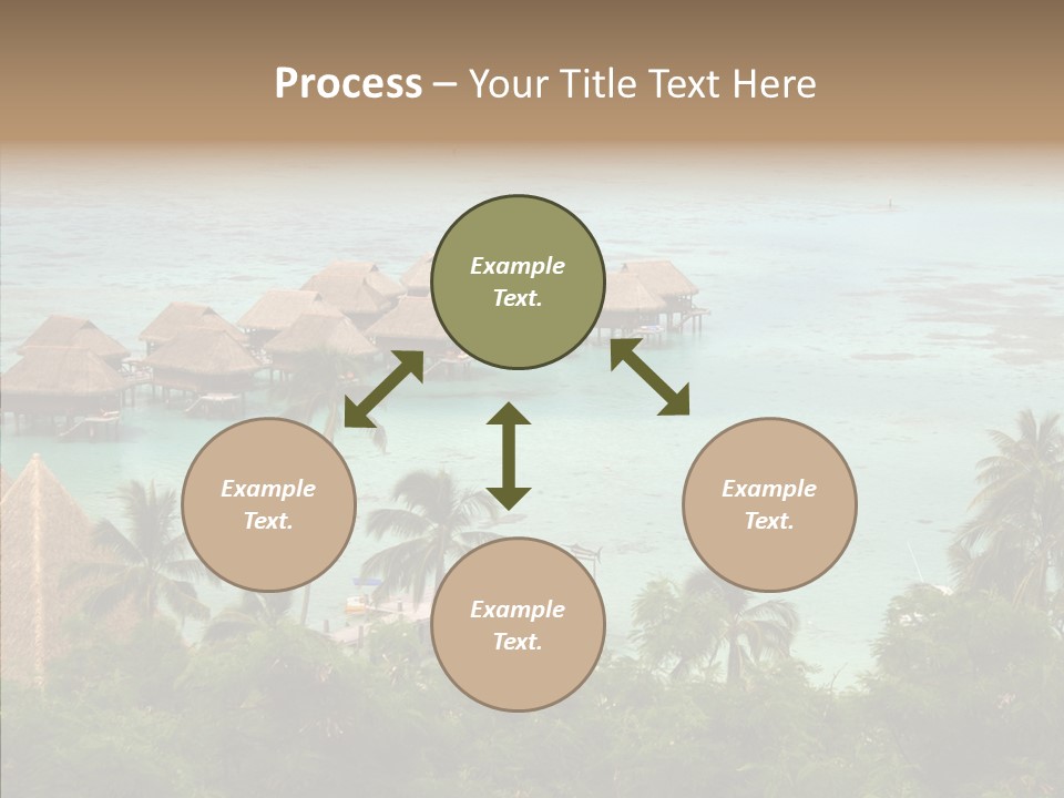 French Polynesia Lagoon PowerPoint Template