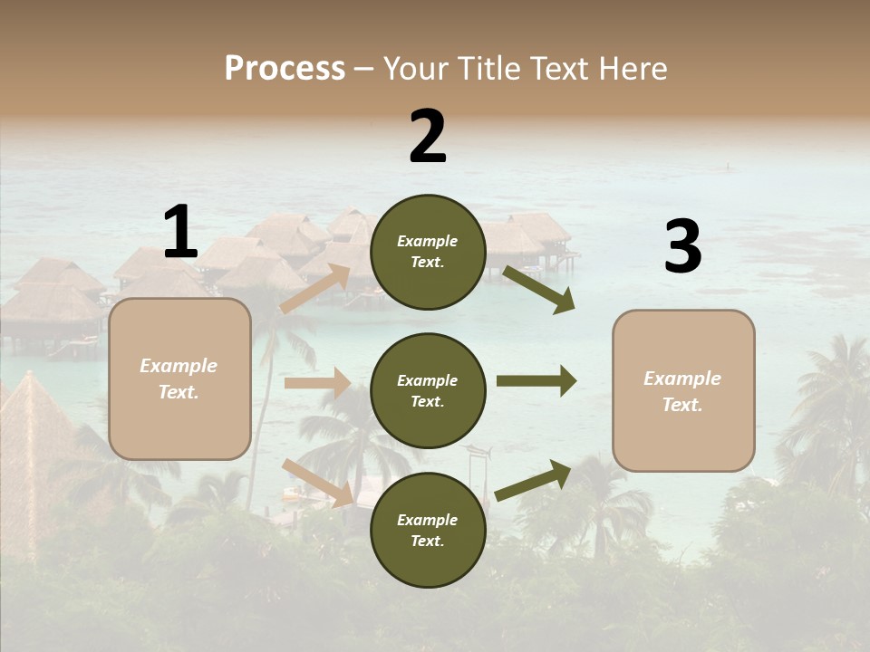 French Polynesia Lagoon PowerPoint Template