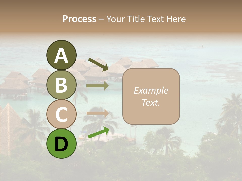 French Polynesia Lagoon PowerPoint Template