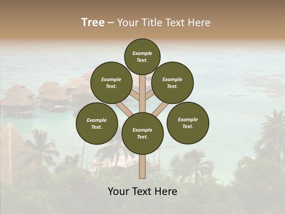 French Polynesia Lagoon PowerPoint Template