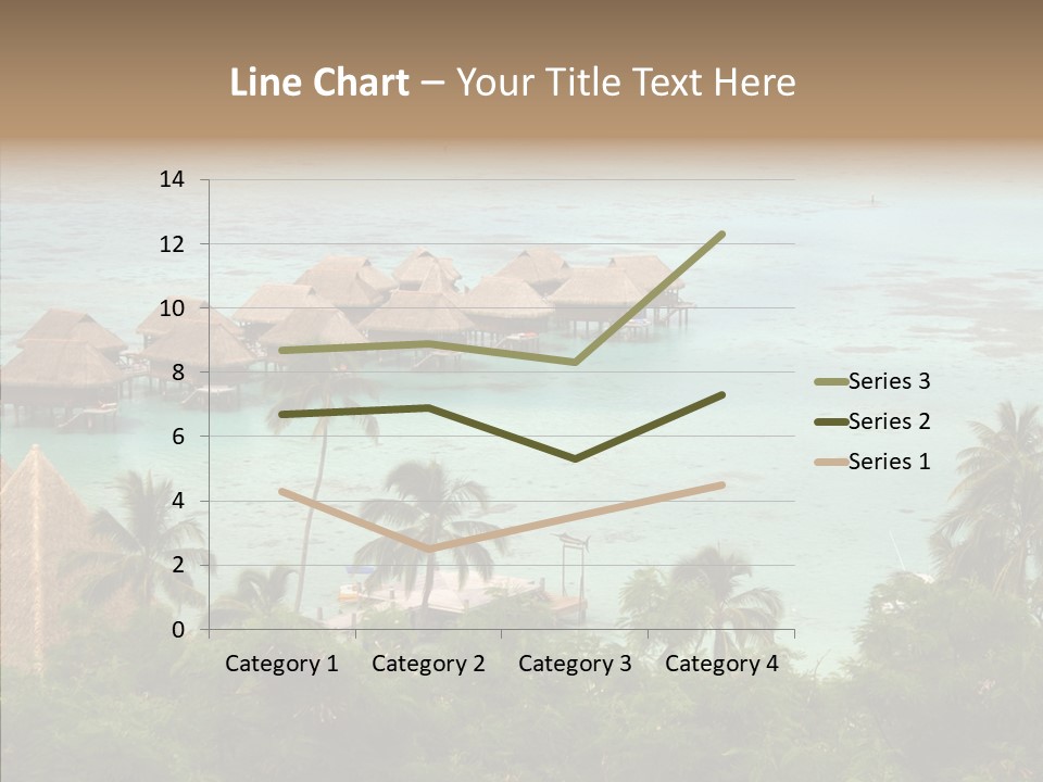 French Polynesia Lagoon PowerPoint Template