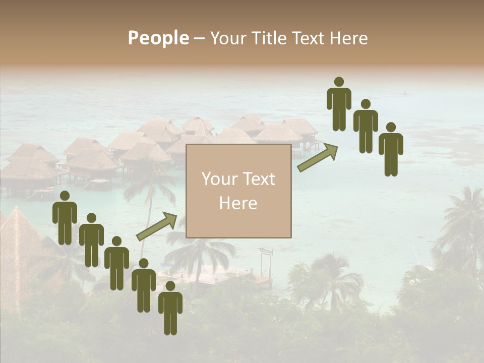 French Polynesia Lagoon PowerPoint Template