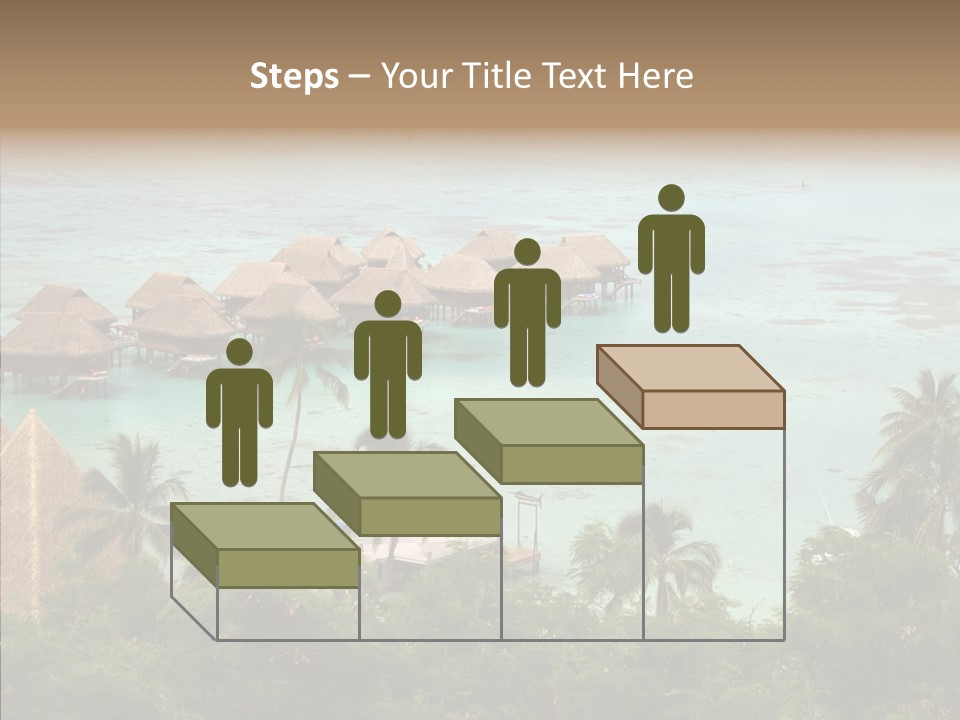 French Polynesia Lagoon PowerPoint Template