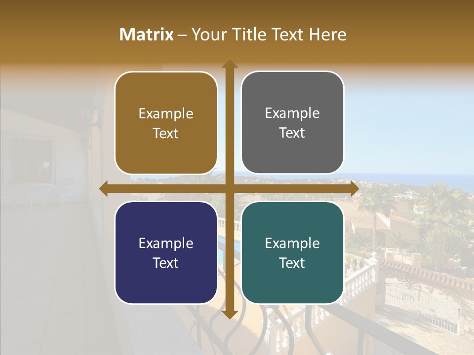 Transparent House Texture PowerPoint Template