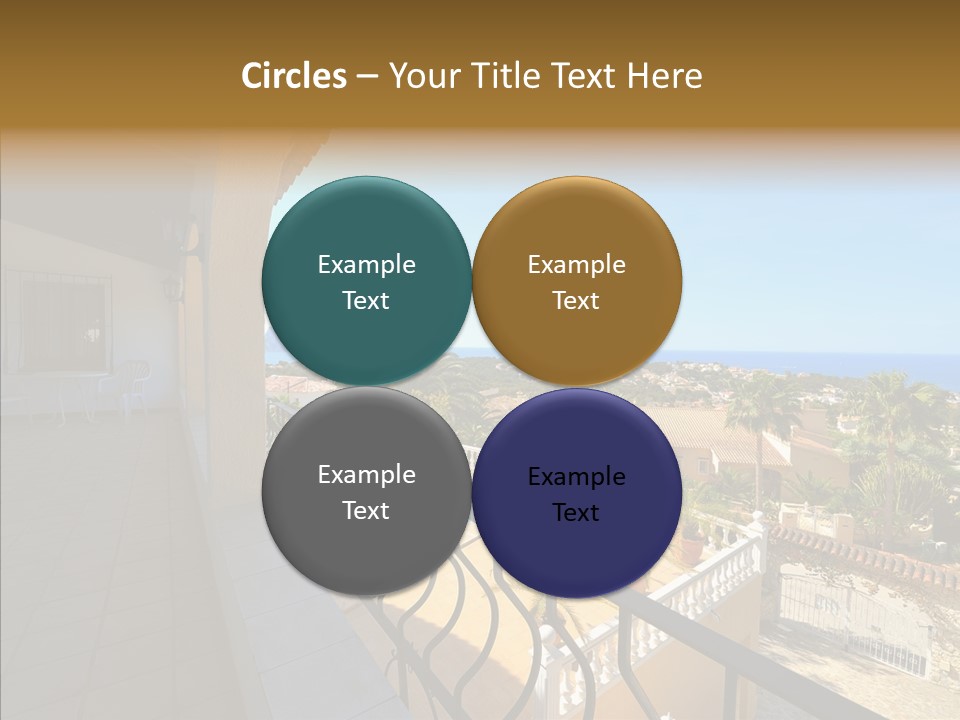 Transparent House Texture PowerPoint Template