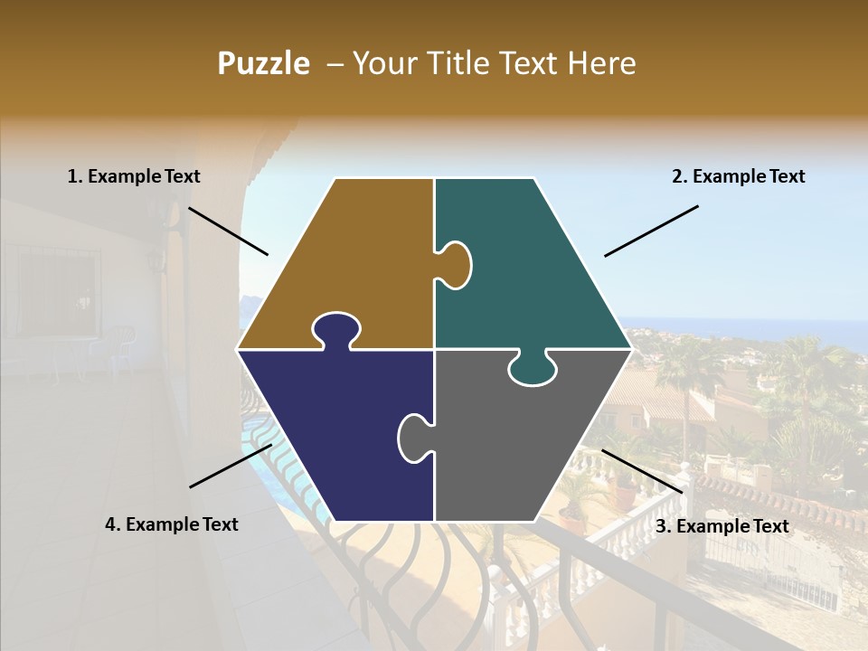 Transparent House Texture PowerPoint Template