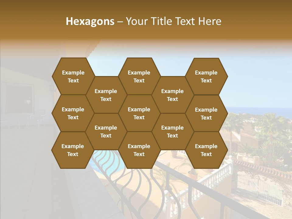 Transparent House Texture PowerPoint Template