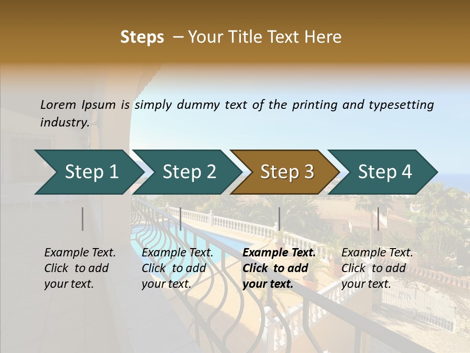 Transparent House Texture PowerPoint Template