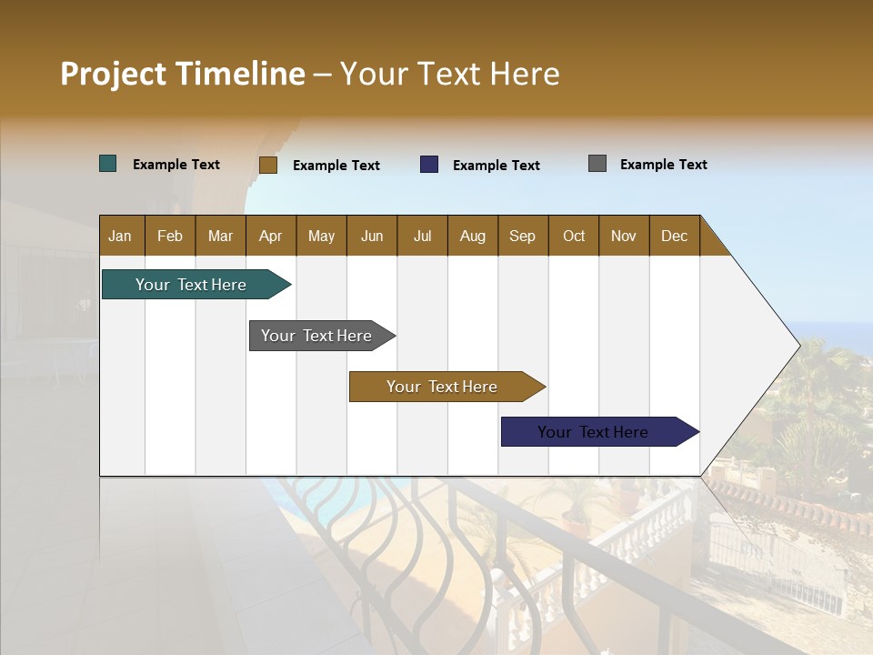 Transparent House Texture PowerPoint Template