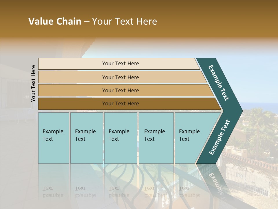 Transparent House Texture PowerPoint Template