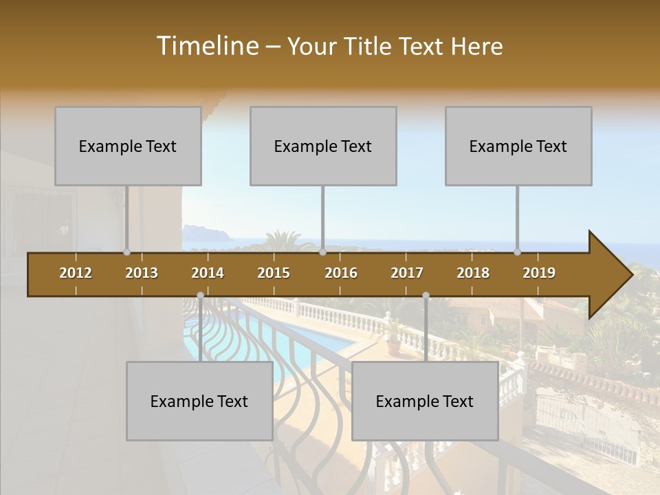 Transparent House Texture PowerPoint Template