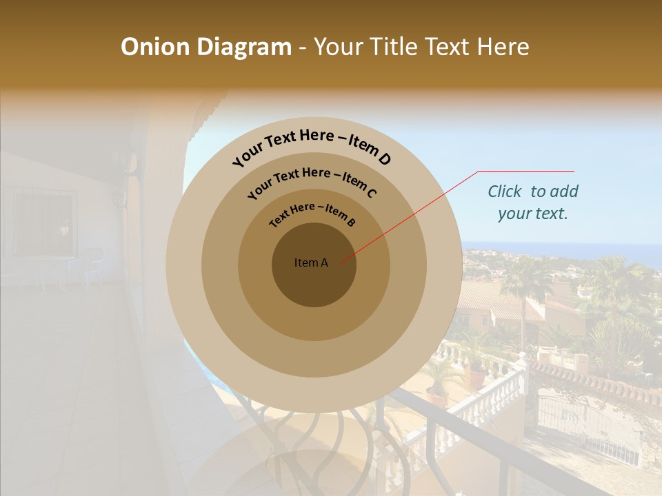 Transparent House Texture PowerPoint Template