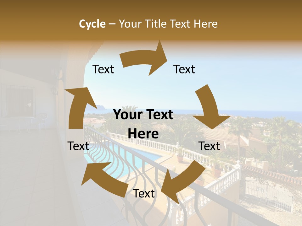 Transparent House Texture PowerPoint Template