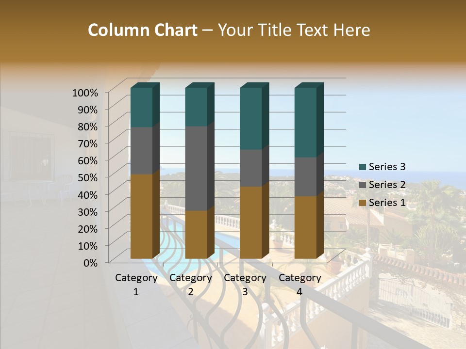 Transparent House Texture PowerPoint Template