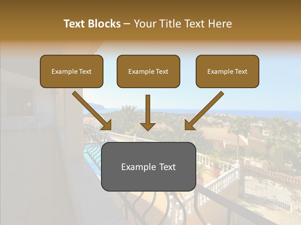 Transparent House Texture PowerPoint Template