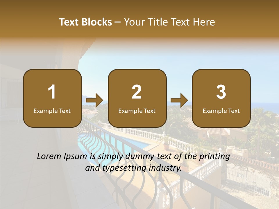 Transparent House Texture PowerPoint Template