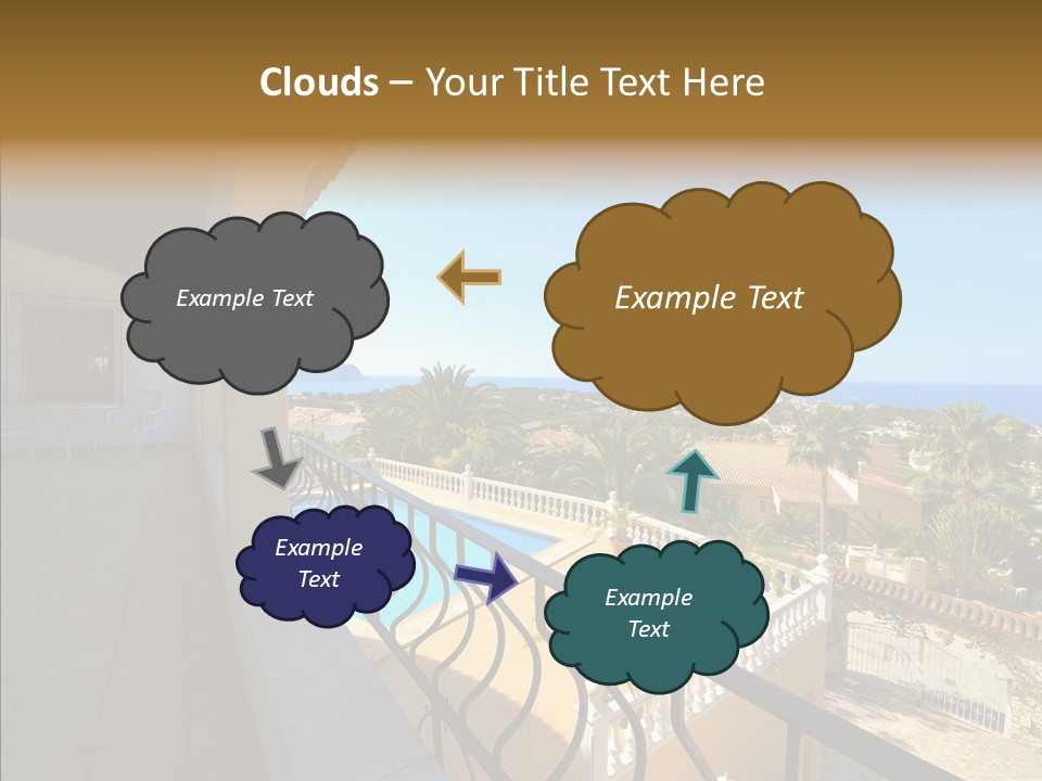 Transparent House Texture PowerPoint Template