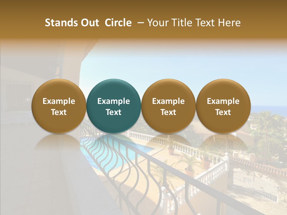 Transparent House Texture PowerPoint Template