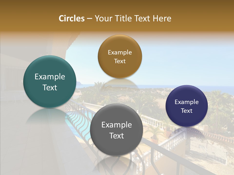 Transparent House Texture PowerPoint Template