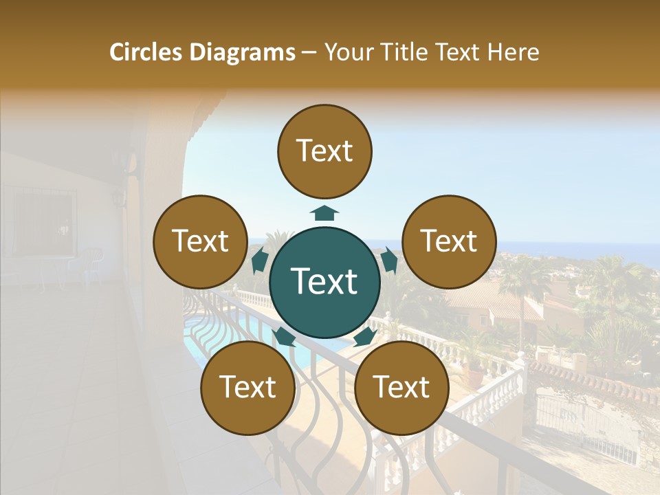 Transparent House Texture PowerPoint Template