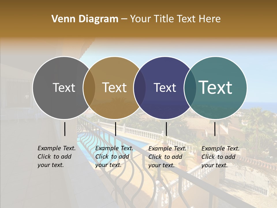 Transparent House Texture PowerPoint Template