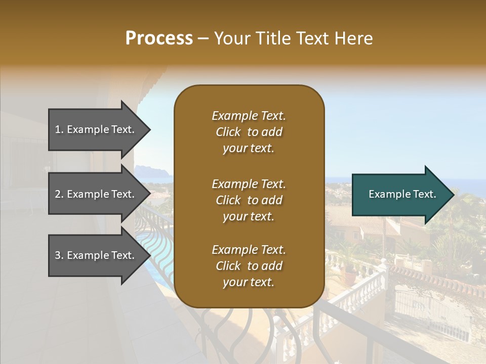 Transparent House Texture PowerPoint Template